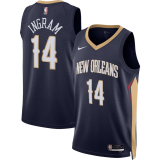 (Brandon Ingram #14) 22/23 New Orleans Pelicans Navy Swingman Jersey - Icon Mens