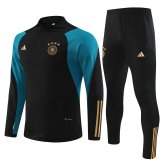 2024 Germany Black Soccer Training Suit Mens