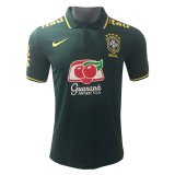 2022 Brazil Green Soccer Polo Jersey Mens