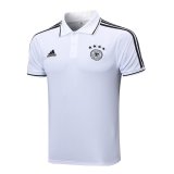 2023 Germany White Soccer Polo Jersey Mens