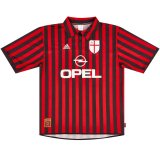 1999/2000 AC Milan Home Retro Soccer Jersey Mens