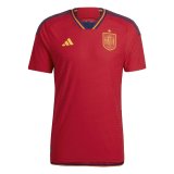 2022 Spain Home Soccer Jersey Mens
