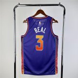 (BEAL - 3) 23/24 Phoenix Suns Purple Swingman Jersey - City Edition Mens