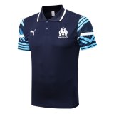 Olympique Marseille Navy Polo Jersey Mens 2022/23