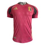 (Player Version) 2024 Belgium Home Soccer Jersey Mens