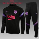 21/22 Barcelona Black Soccer Training Suit Kids