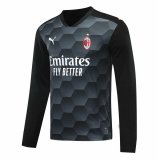 2020-21 AC Milan Goalkeeper Black Long Sleeve Man Soccer Jersey