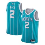 Charlotte Hornets 2020 NBA Draft First Round Pick Jordan Teal Men Swingman Jersey Icon Edition
