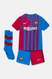 21/22 Barcelona Home Kids Soccer Jersey+Short+Socks