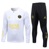 23/24 PSG x Jordan White Soccer Training Suit Mens