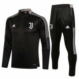 21/22 Juventus Dark Grey Soccer Training Suit Mens