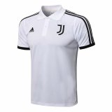 21/22 Juventus White Soccer Polo Jersey Mens