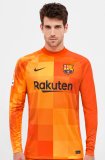 21/22 Barcelona Home Goalkeeper Long Sleeve Mens Soccer Jersey