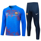 24/25 Barcelona Sky Blue Soccer Training Suit Mens