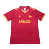 92/94 AS Roma Home Red Retro Man Soccer Jersey