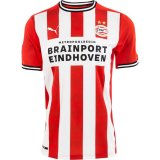 20/21 PSV Eindhoven Home Red&White Stripes Man Soccer Jersey