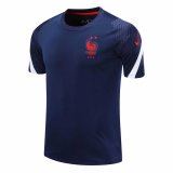 2020-21 France Navy Man Soccer Training Jersey