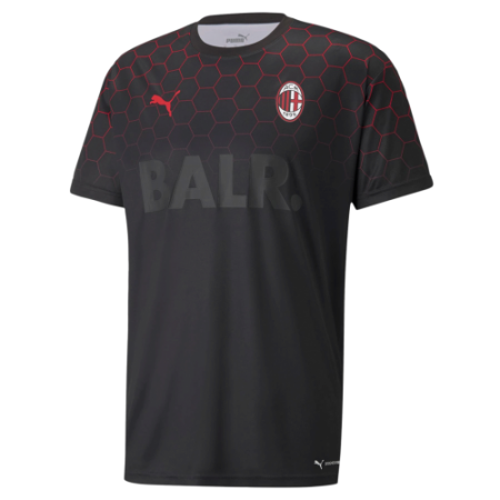 20/21 AC Milan X BALR Signature Black Man Soccer Jersey