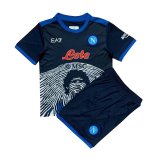 21/22 Napoli Royal Limited Edition Kids Soccer Kit Jersey + Short