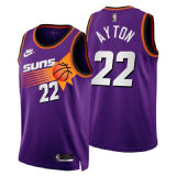 (Deandre Ayton #22) 22/23 Phoenix Suns Purple Swingman Jersey - Classic Mens