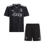22/23 Juventus Away Soccer Jersey + Shorts Kids