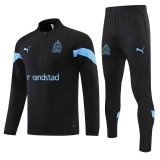 22-23 Olympique Marseille Black Soccer Training Suit Mens