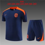 23/24 Netherlands Royal Soccer Training Suit Jersey + Short Kids