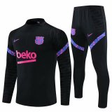 21/22 Barcelona Black Soccer Training Suit Man