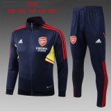 22/23 Arsenal Royal Soccer Training Suit Jacket + Pants Kids