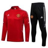 21/22 Manchester United Red Soccer Training Suit Mens
