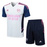 22/23 Arsenal Light Green Soccer Training Suit Jersey + Short Mens