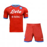 21/22 Napoli Third Kids Soccer Kit Jersey + Short