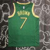 Boston Celtics 2019/2020 Green Swingman Jersey - City Edition Man (BROWN #7)
