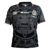 (Retro) 1998 Mexico Black Soccer Jersey Mens