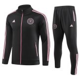 23/24 Inter Miami C.F. Black Soccer Training Suit Jacket + Pants Mens