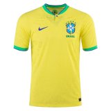 (Player Version) 2022 Brazil Home Soccer Jersey Mens