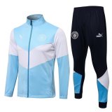 21/22 Manchester City Blue Soccer Traning Suit (Jacket + Pants) Mens