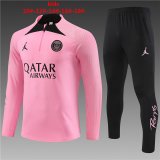 23/24 PSG x Jordan Pink Soccer Training Suit Kids