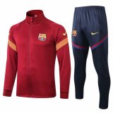 2020-21 Atletico Madrid Burgundy Man Soccer Training Jacket Tracksuit