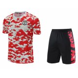 21/22 Manchester United Red-White Soccer Kit (Jersey + Short) Mens