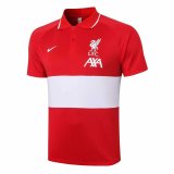 2020-21 Liverpool Red Man Soccer Polo Jersey