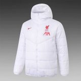 2020-21 Liverpool White Man Soccer Winter Jacket