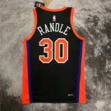 New York Knicks 2022/2023 Black Swingman Jersey City Edition Man (RANDLE #30)