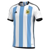 2022 Argentina World Cup Home Soccer Jersey Mens