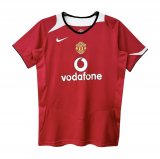 2004/2005 Manchester United Retro Home Soccer Jersey Mens