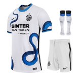 21/22 Inter Milan Away Kids Soccer Jersey+Short+Socks