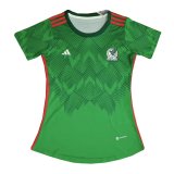 2022 Mexico Home Soccer Jersey Womens