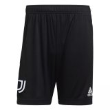 21/22 Juventus Home Black Soccer Shorts Mens