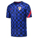 21/22 Croatia Blue Soccer Training Jersey Man