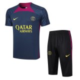 23/24 PSG Royal Soccer Training Suit Jersey + Short Mens